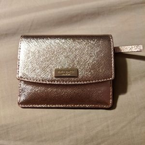 Kate Spade Laurel Way Petty Rose Gold Travel Wallet